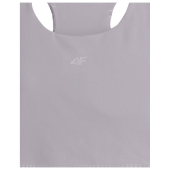 4F Γυναικεία αμάνικη μπλούζα crop FNK